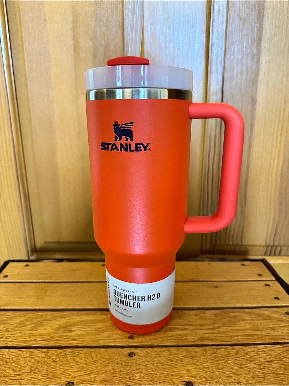 Stanley Adventure Quencher H2.0 FlowState Tumbler 40 oz Orange